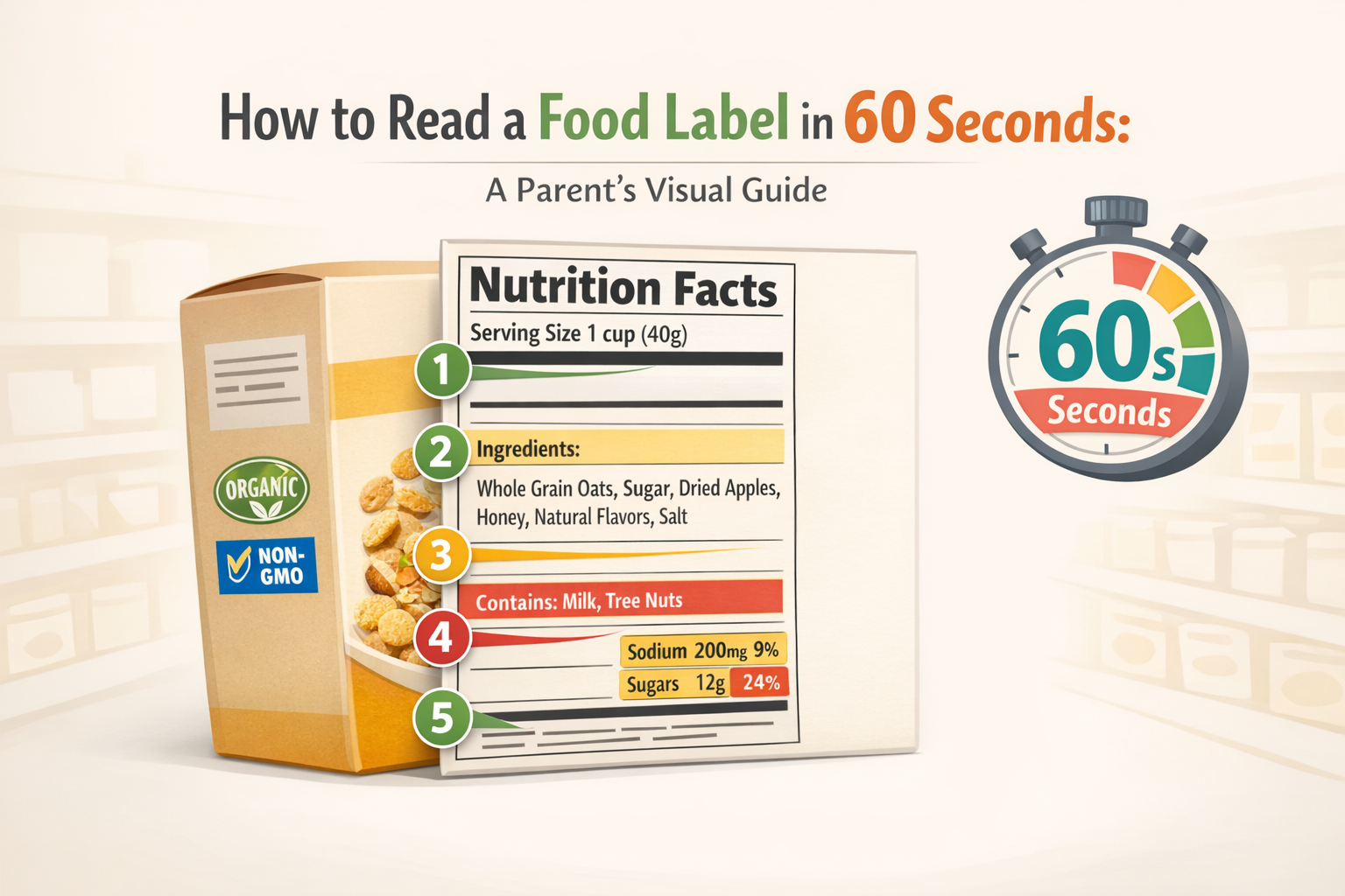 How to Read a Food Label in 60 Seconds | Nutika